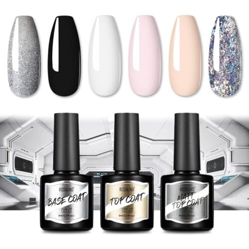 9PCS nail glue matte seal primer UV glue