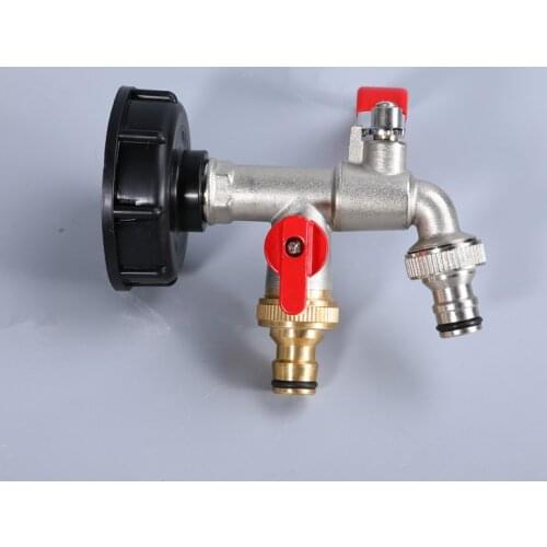1/2" IBC Tank Adapter Garden Hose Faucet Water Tank Hose Connector Tap Replacement Connector Fitting Valve Garden Supplies