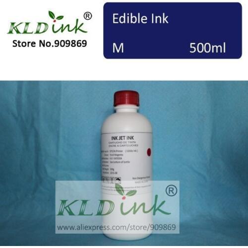 [ KLD Ink ] Compatible MAGENTA Edible Ink / food ink for dedicated inkjet printers ( 1 piece X 500ml )