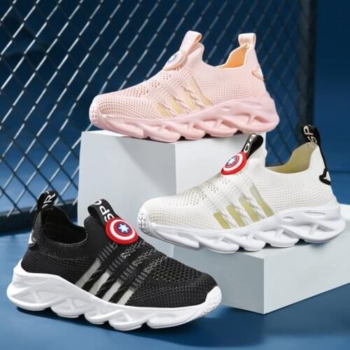 Boys Girls Breathable Children Sneakers Kids Casual Soft Anti-Slip Running Sports Shoes Summer Lightweight Baby Toddler Shoes