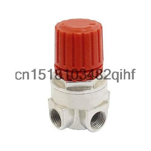 Red Plastic Knob 1/4" PT Female Thread Gas Control Valve