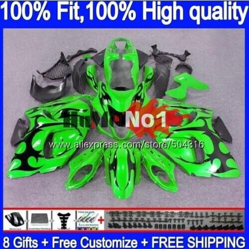 Injection For SUZUKI GSXR-1300 GSXR 1300 Hayabusa Green Gloss 30MC.42 GSXR1300 2008 2013 2014 2015 2016 08 13 14 15 16 Fairing