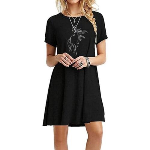 JUNSENMAOYI Short Dresses For Women