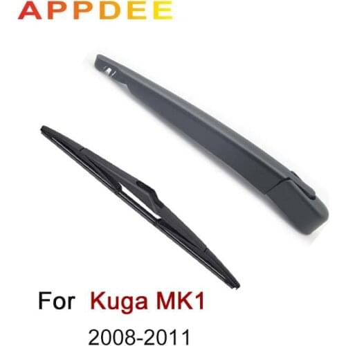 APPDEE Wiper 12" Rear Wiper Blade Arm Set Kit For Ford Kuga MK1 2008-2011 Windshield Windscreen Rear Window 2015 2016 2017