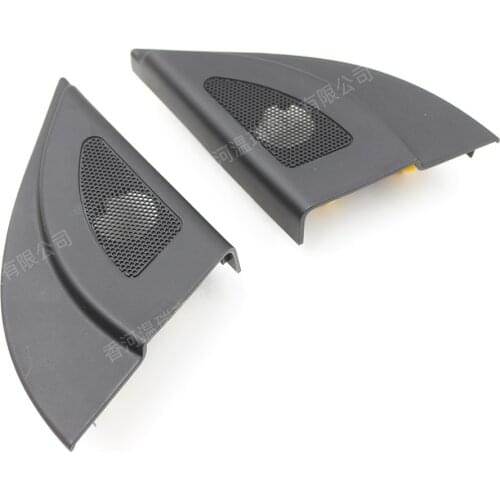 For Hyundai Solaris 2011-2016 Car tweeter COVER Black triangle head speakers cover