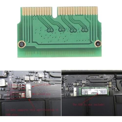 M Key M.2 PCI-e To 12+16Pin AHCI SSD Adapter Card