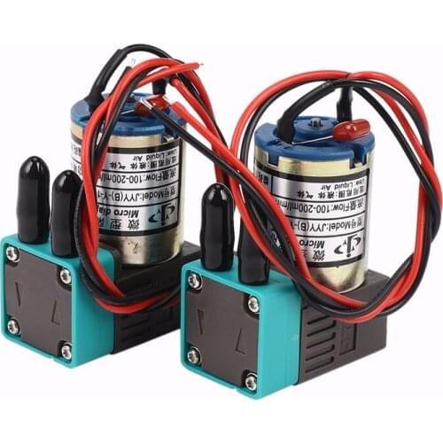 2Pcs/Lot JYY Small Ink Pump for Galaxy Wit Color Human Infiniti Phaeton Solvent Plotter Printer 3W 24V100-200Ml Micro-Ink Pump