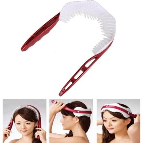 Relaxed handle body health Care shiatsu scalp head massage brain head acupoint massageador therapy stimulation handy massager