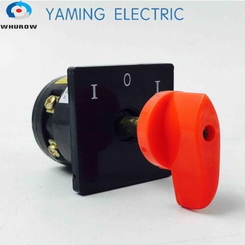 Changeover switch HZ5B-10/1 explosion tube 10A single phase 3 position two power cut off