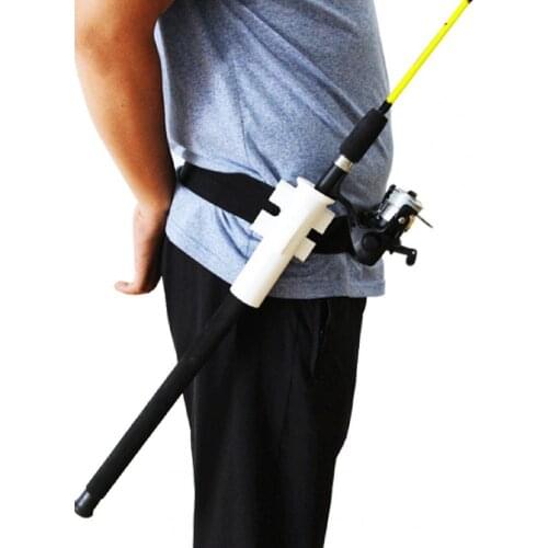Adjustable Lightweight Fishing Rod Holder Corrosion-Resistant Belly Top Waist Belt Sea Fishing Rod Holder Pole Fish Tool
