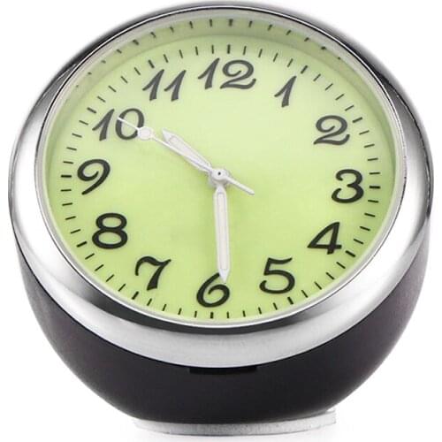 With luminous Mini Car Automobile Digital Clock Auto Watch Decoration Ornament Clock In Car Accessories Car Decoration