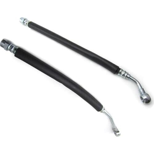 2PCS Engine Oil Cooler Feed & Return Hose for Mitsubishi Pajero II V23 V33 V43 MB033788 MB033789