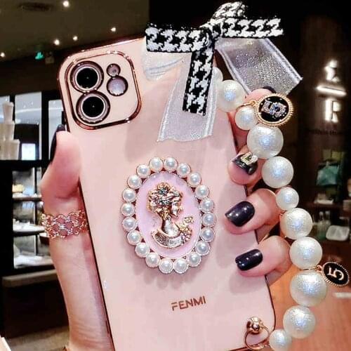 Luxury Bracelet Plating Marble Silicone Phone Case For iPhone 12 11 Pro Max XSmax XR XS 8 7 Plus Shockproof Protection Cover