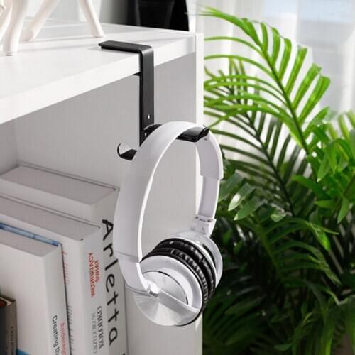 Foldable Headphone Stand Hanger Table Holder Headset Bracket Space Save Mount