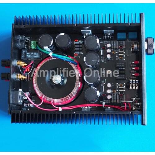 1PCS Black Finished L.Pass Am Se 20W*2 Pure Class A Power Amplifier&HiFi HeadPhone Amplifier AP47