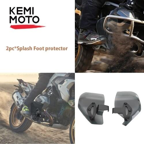 Motorcycle Splash Foot Protector Guard Rear Brake Lever Pedal Shifter Cover For BMW R1250GS R1200GS ADV LC R 1200 2013-2021
