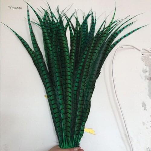 10pcs 36-40inch/90-100cm natural Lady Amherst Pheasant Feather green pheasant feathers for carnival party costumes decoration