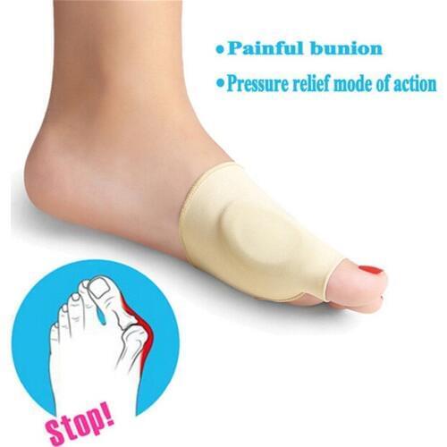 2pcs Bunion Corrector Gel Foot Toe Separator Hallux Valgus Protector Adjuster Pain Relief Straighten Bent Toes Foot Care Tool
