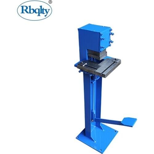 2019 China J-1.5*80 90 degree HVAC foot pedal duct corner notching machine