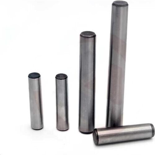 4pcs M4 socket tail locating pins taper dowels cylindrical pin dowel 45# steel hard hardened GB119 6mm-60mm length