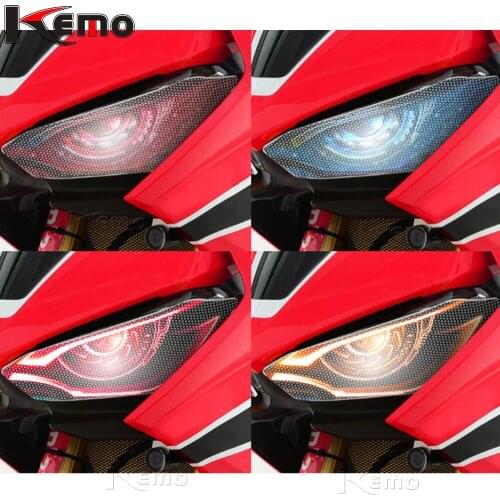 For Honda CBR1000RR 2017 2018 Motorcycle Accessries 3D Front Fairing Headlight Sticker Guard Head light Stickers