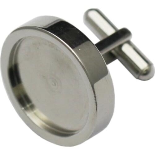 Beadsnice Personalized Cufflink Blanks Stainless Steel Mens Cufflink Base Groomsmen Gift High Quality 35771