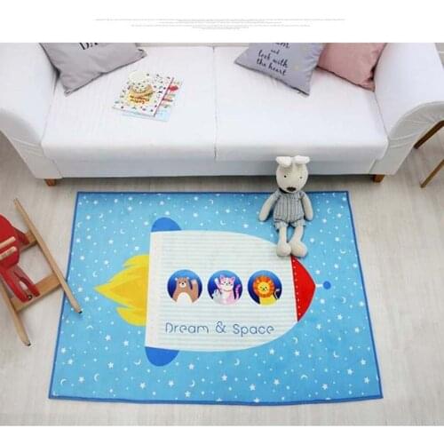 Child Cartoon Game Blanket Mat/Rug Cute Bedroom Bedside Rectangular Non-slip Mat Rugs Decorate And Room Living For Carpets Home