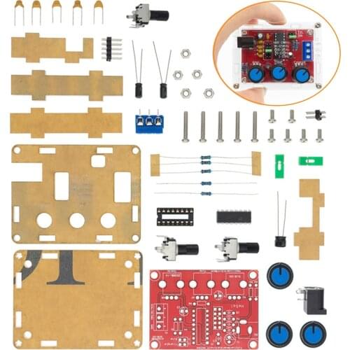 1Hz -1MHz XR2206 Function Signal Generator DIY Kit Sine/Triangle/Square Output Signal Generator Adjustable Frequency Amplitude