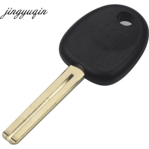 Jingyuqin 20pcs Transponder Key Shell Case For Hyundai Verna IX35 I30 ( Can Install Chip ) TOY48 Blade Fob Key Cover