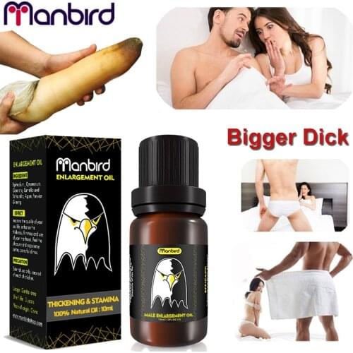 Manbird MACA Man Penis Enlargement Oil increase Growth Big Dick Erection Enhance Health Bigger Enlarger Essential Massage oil