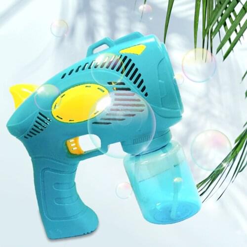 5-hole Space Shark Bubble Machine Water Bubble Tool Toy Electric Outdoor Portable Bubble Machine Automatic Bubble Generation