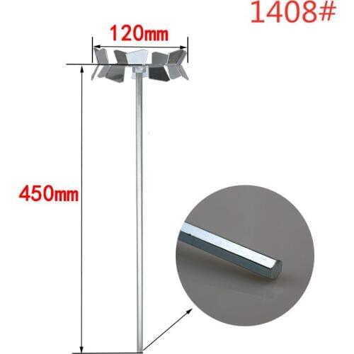 50cm Plating metal stir bar,Paint Coating/Concrete Mixer Paddle Axle,Hexagon Drill/Square Hammer/Screw,Multiple style selection