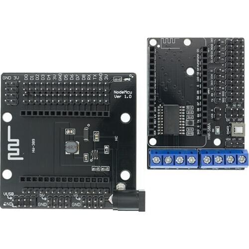 NodeMCU Motor Shield Board L293D/NodeMcu Node MCU Base ESP8266 Testing DIY Breadboard Basics Tester suitable for NodeMcu V3