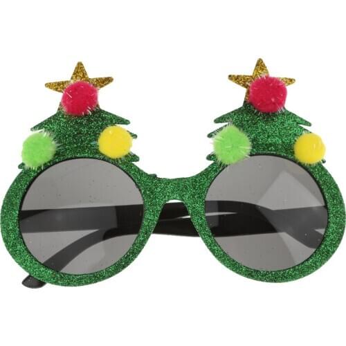 Cartoon Eye Glasses Fancy Dressup Props Funny Eyeglasses for Xmas Halloween Festival Birthday Party Costume Accessory