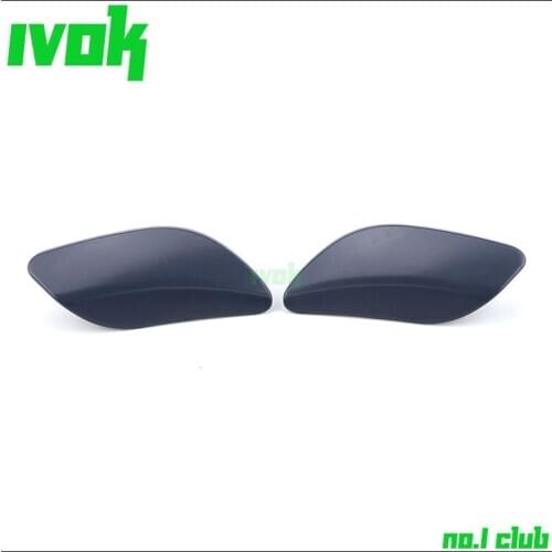 OEM Left&Right Side Headlight Washer Nozzle Cover Primered for Porshe Cayenne 9PA1 3.6L 4.8L 07-10 95562830211G2X 95562830111G2X