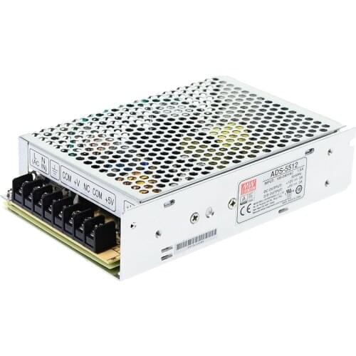 Original Mean Well ADS-5512 meanwell Security Series 12V 5V 51W Single Output wtih 5V 4A DC/DC Converter