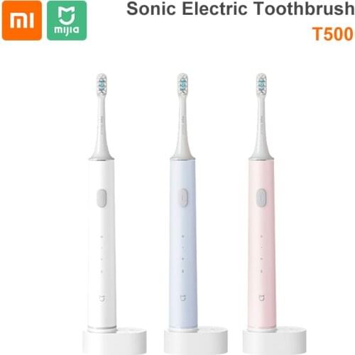 Original Xiaomi MIJIA T500 Electric Toothbrush Smart Sonic Brush Ultrasonic Whitening Toothbrush Wireless Oral Hygiene Cleaner