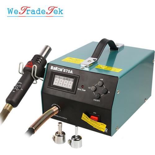 BK870A Hot Air SMD Rework Station Intelligent Digital Display BGA Soldering Rework Station for Motherboard PCB Welding Repir