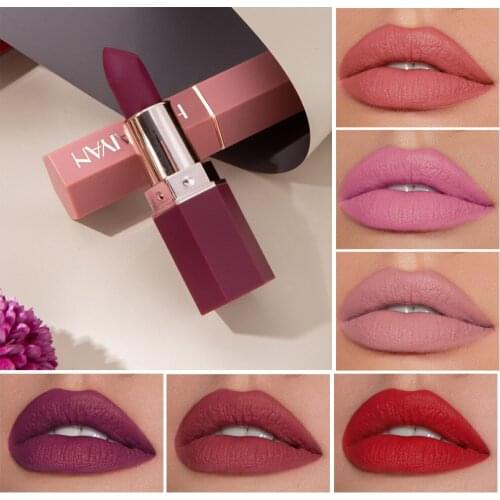 Makeup Lipstick Lip Ladies Beauty Makeup Sexy Hydrating Bright Moisturize Long Lasting Matte Lip Gloss Lipstick maquillaje mujer