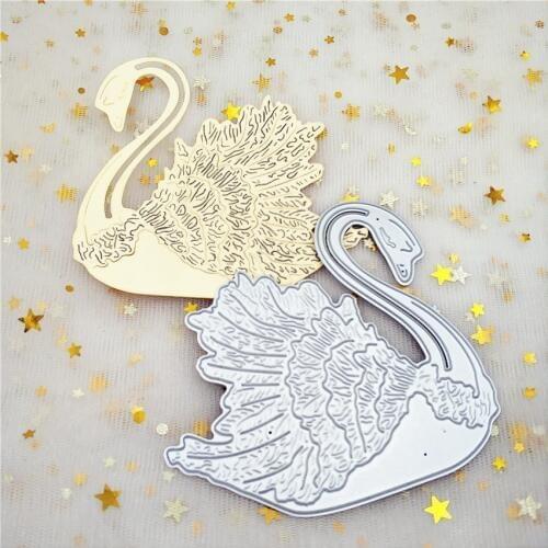 AZSG Swan Cutting Dies For DIY Scrapbooking Decoretive Embossing Stencial DIY Decoative Cards Die Cutter