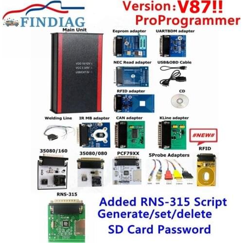 V85 Iprog Pro Programmer Iprog+ Support IMMO+Mileage Correction+Airbag Reset till 2019 Replace Carprog Full Digiprog III Tango