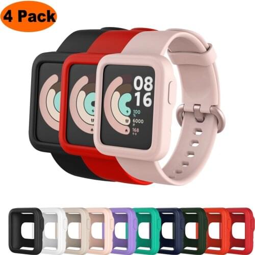 Strap For Xiaomi Mi Watch Lite Case Bracelet Silicone Strap Watch Band For Xiaomi Watch Lite Screen Protector Cover Film