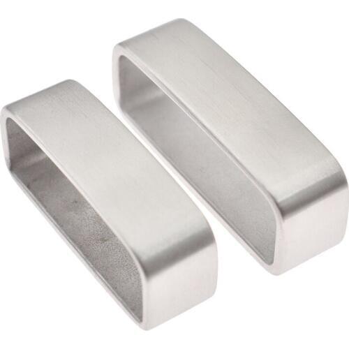 Lychee Life Stainless Steel Belt Loop Diy Leather Crafts Strap Loop Keeper For Men Garment Handbags Accessories