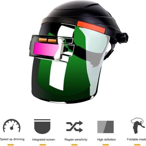 Electric Welding Mask Solar Automatic Darkening Photoelectric Protective Lens Welding Helmet Household Type Welding Tools