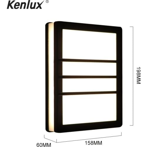 Led Plastic Wall Light Led Waterproof Outdoor Wall Lamp IP65 Plastic 20W LED Wall Lights Indoor Decorated Wall Sconce Lighting