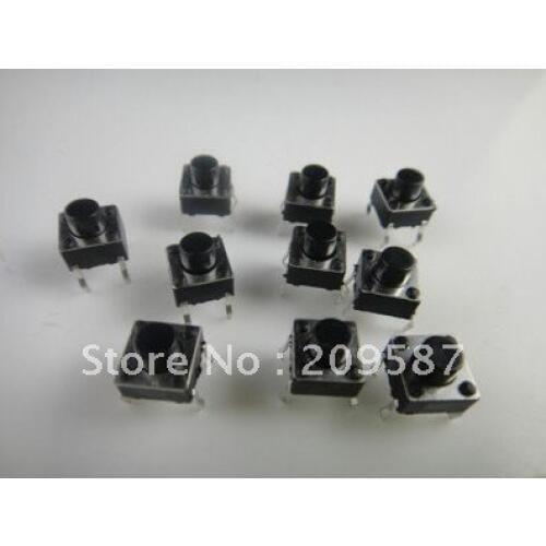 1000pcs Tactile Push Button Switch 6x6x9mm