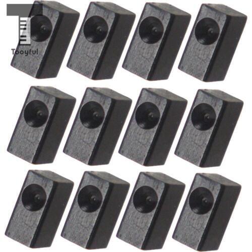 Tooyful Electric Guitar Tremolo Bridge Saddle Insert Lock String Iron Blocks DIY Electric Guitar Parts