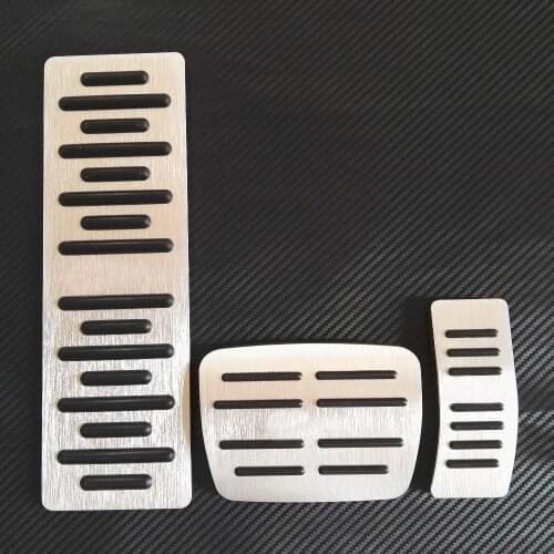 TTCR-II Accessories For A4 B6 B7 B8 A5 A6 C5 C6 A7 A8 Q5 AT Automatic Brake Pedal Pedales Stickers Styling Cover Plate Pad