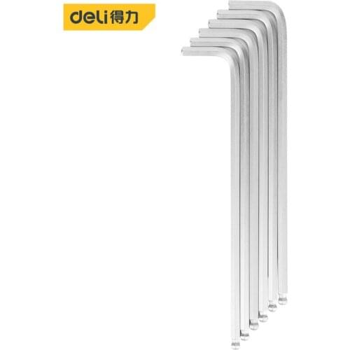 Deli Inner Hexagon Of Long Spherical Head With Fog Surface Snap Ring Hand Wire stripper Nippers Multipurpose kits multi-function