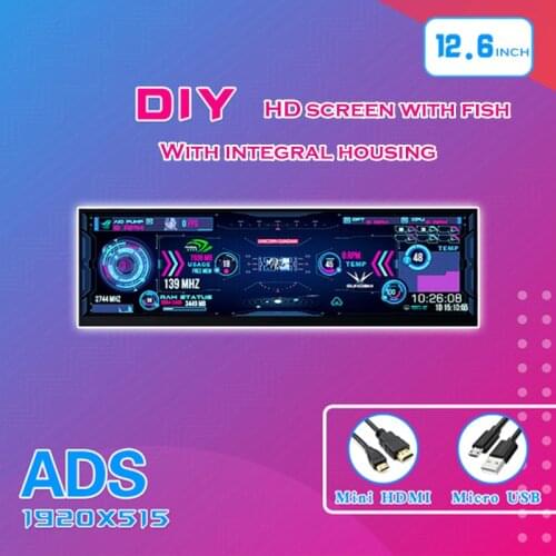 Computer Secondary Screen For PC Hardware Temp. Monitoring Control Or Live Dynamic Wallpaper Display, AIDA64/ IPS 2K 4K Touch